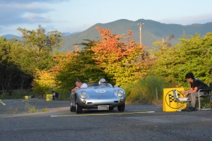 PORSCHE 550 RS competing PC competition at Inawashiro Ski Resort